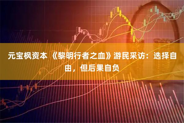元宝枫资本 《黎明行者之血》游民采访：选择自由，但后果自负